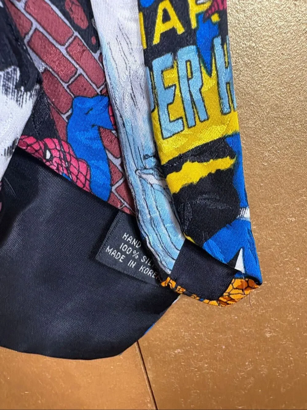 Nicole Miller Marvel superhero multi character tie